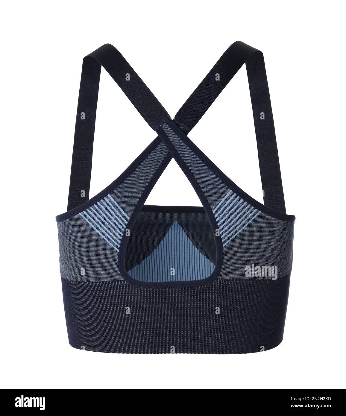 Donna top isolato su bianco. Abbigliamento sportivo Foto Stock