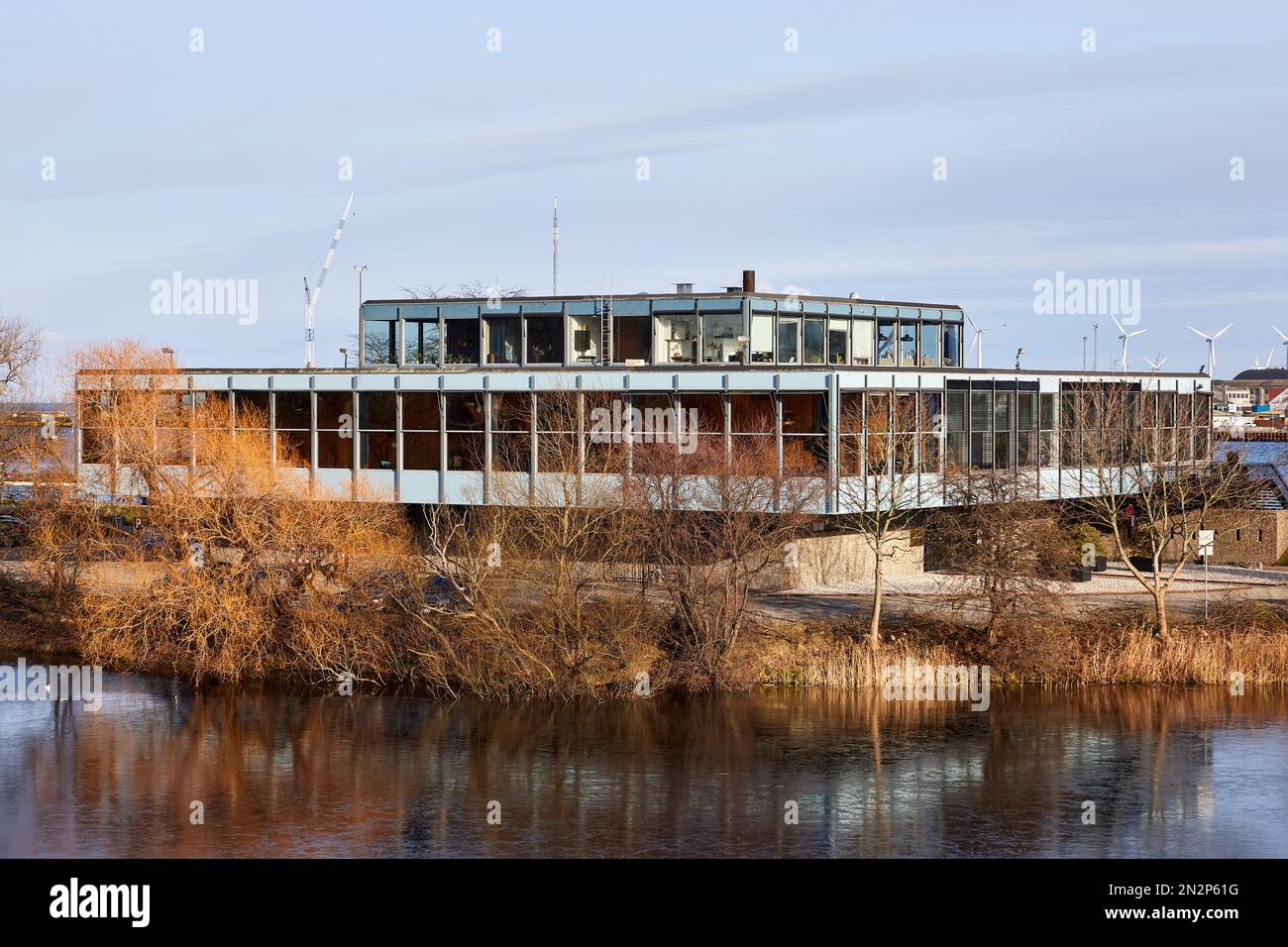 La Langelinie Pavilion (progettata da Eva & Nils Koppel, 1958), Copenaghen, Danimarca Foto Stock