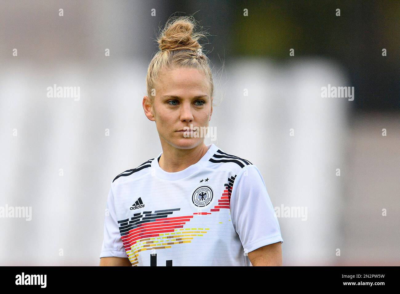 Leonie MAIER: Dimissioni come giocatore nazionale. FOTO D'ARCHIVIO; Leonie MAIER (GER), calcio donne Laenderspiel, Coppa del mondo di qualificazione, Germania (GER) - Israele (ISR) 7: 0, il 26th ottobre 2021 a Essen/Germania. Foto Stock