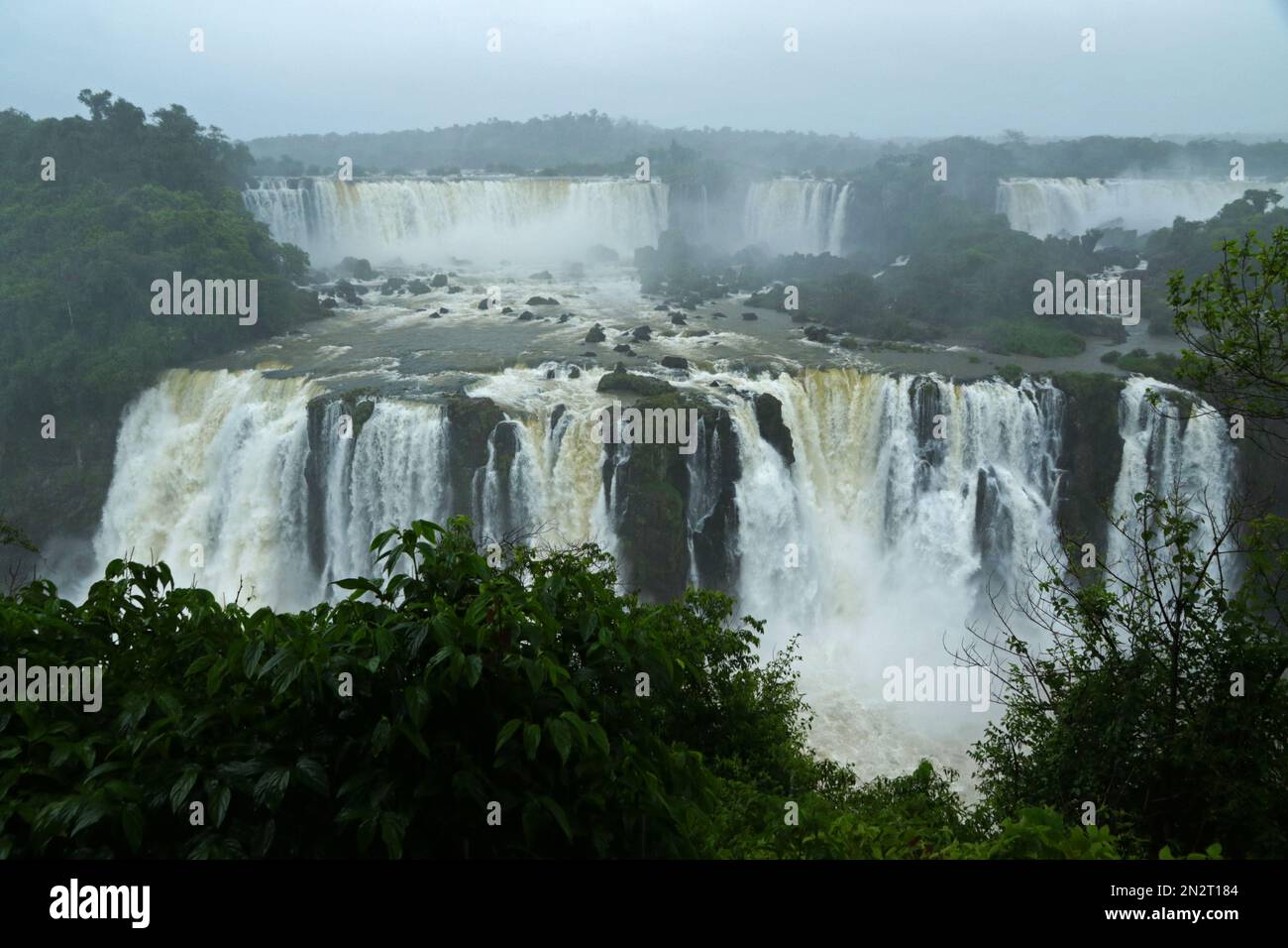 Cascate di Iguassù, Brasile Foto Stock