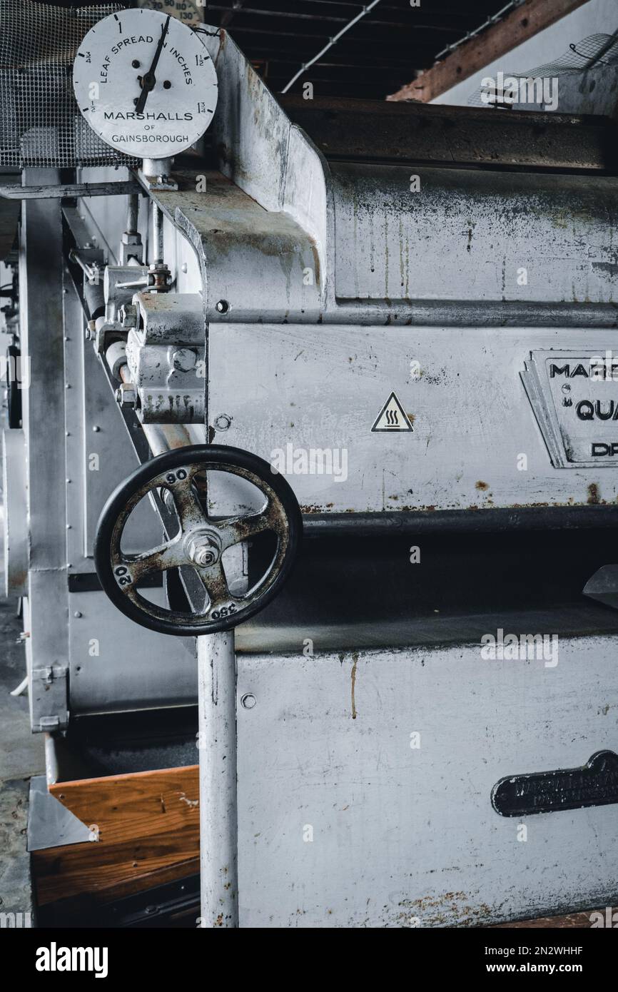 Vecchia macchina da tè d'epoca Foto Stock