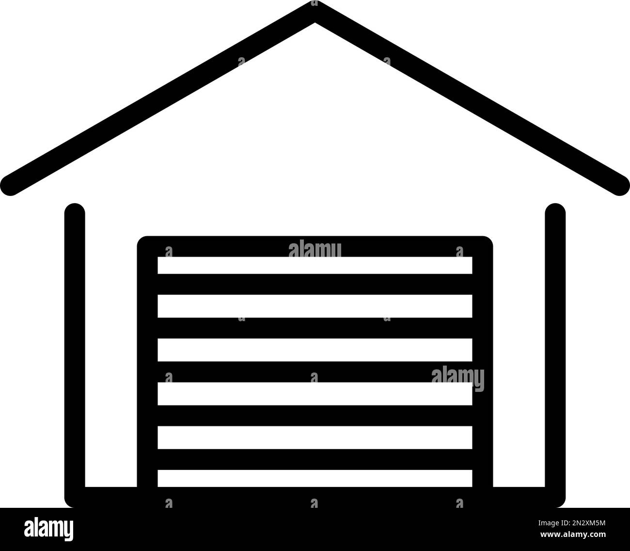 Icona magazzino. Icona vano bagagli. Vettore modificabile. Illustrazione Vettoriale