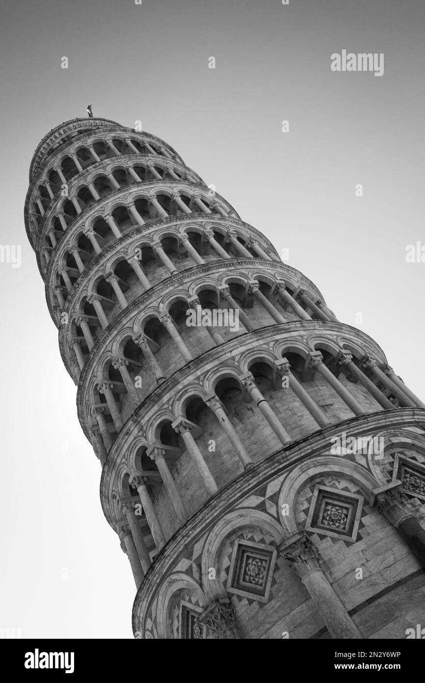Torre pendente di Pisa Foto Stock
