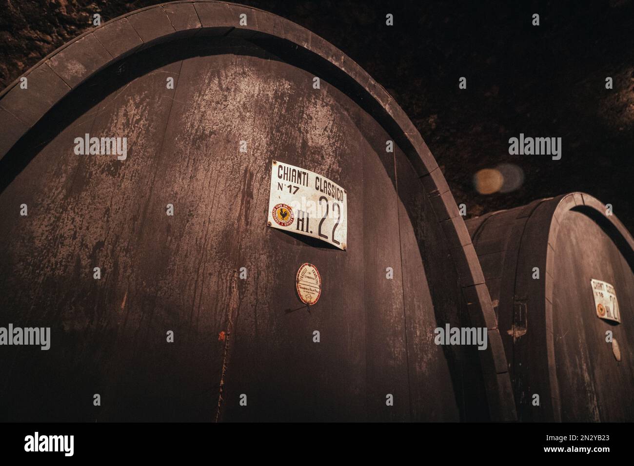 cantina tradizionale in toscana Foto Stock