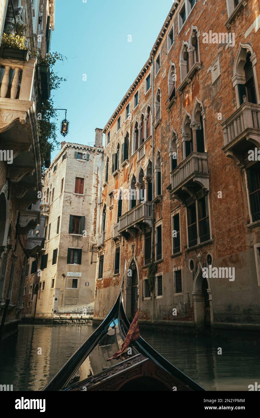 Venezia Vista del paesaggio Fiume Estate Foto Stock