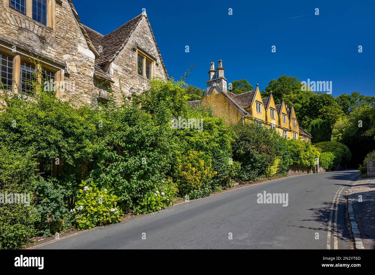 Castello Combe, Cotswolds, Wiltshire, Inghilterra. Foto Stock