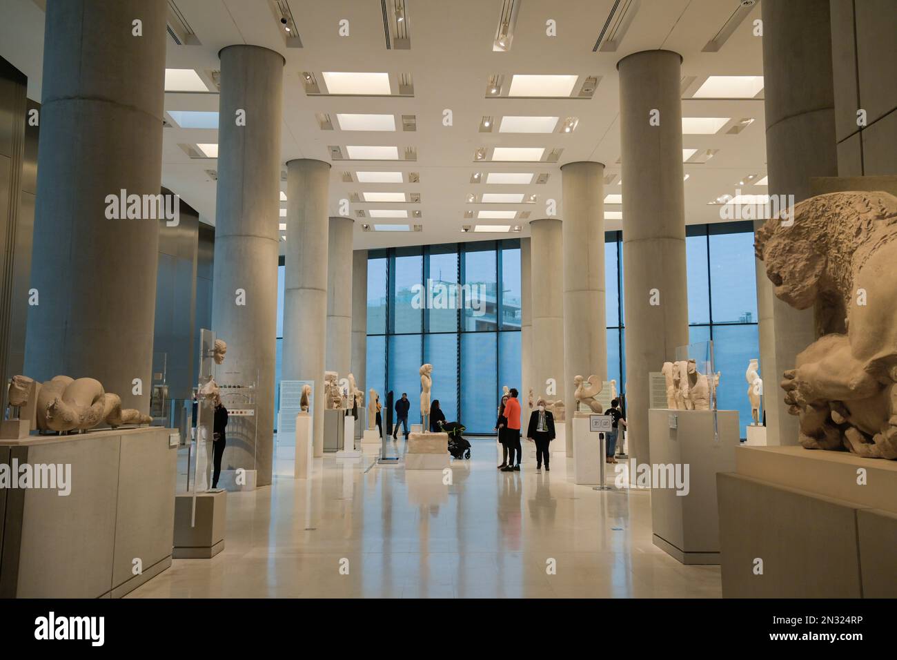 Akropolismuseum, Akropolis, Athen, Griechenland Foto Stock