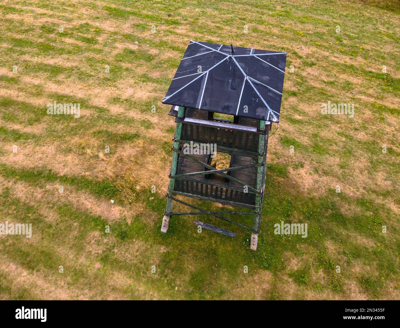 Il belvedere Kövecsesi Teréz si trova nel villaggio di Csesztve, Ungheria Foto Stock