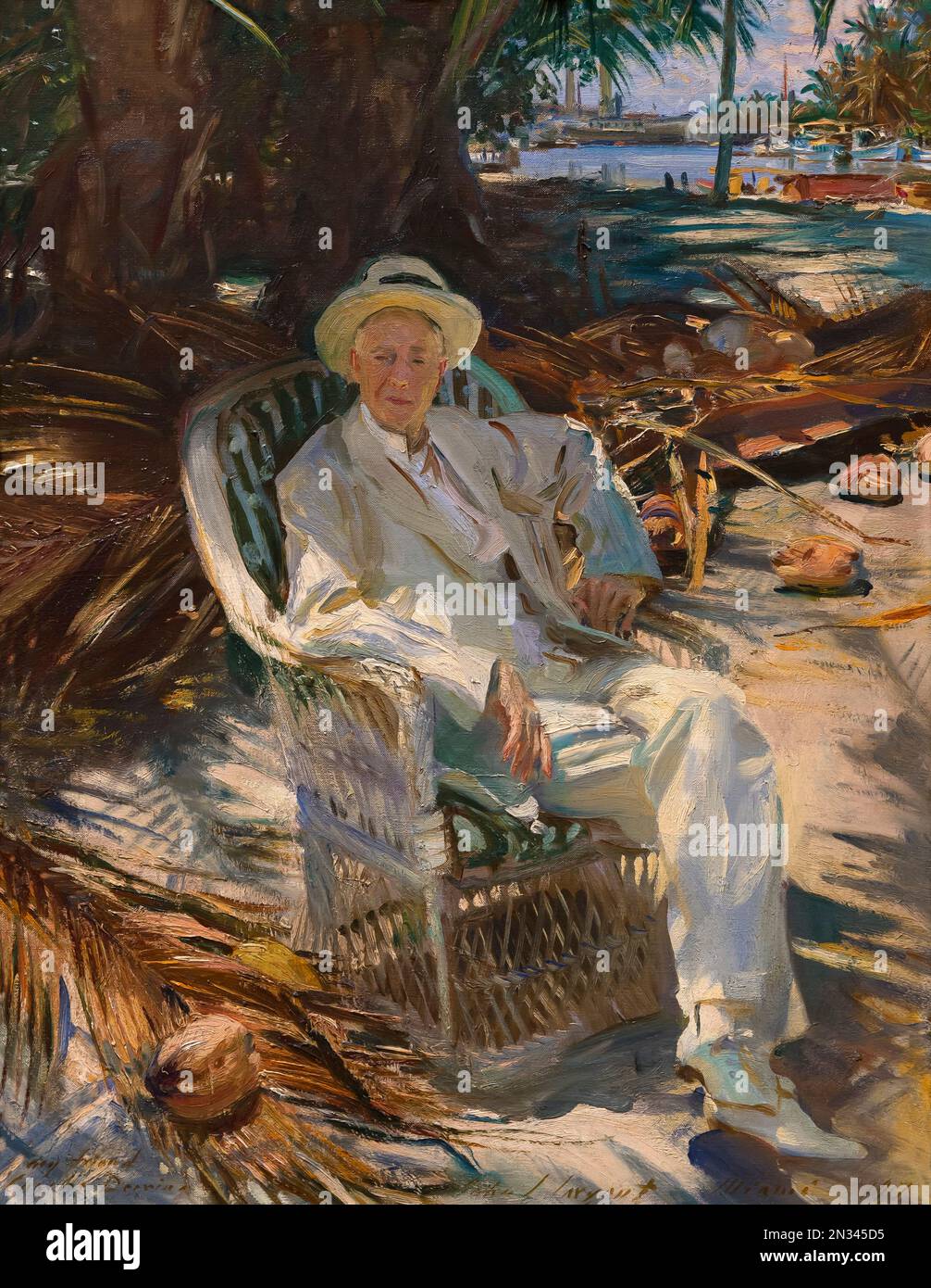 Ritratto di Charles Deering, John Singer Sargent, 1917, Art Institute of Chicago, Chicago, Illinois, USA, America del Nord Foto Stock