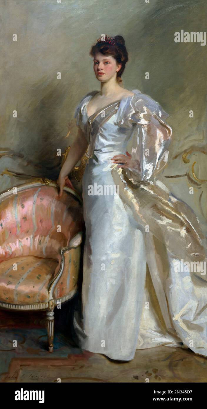 Onorevole George Swinton, Elizabeth Ebsworth, John Singer Sargent, 1897, Art Institute of Chicago, Chicago, Illinois, USA, America del Nord Foto Stock
