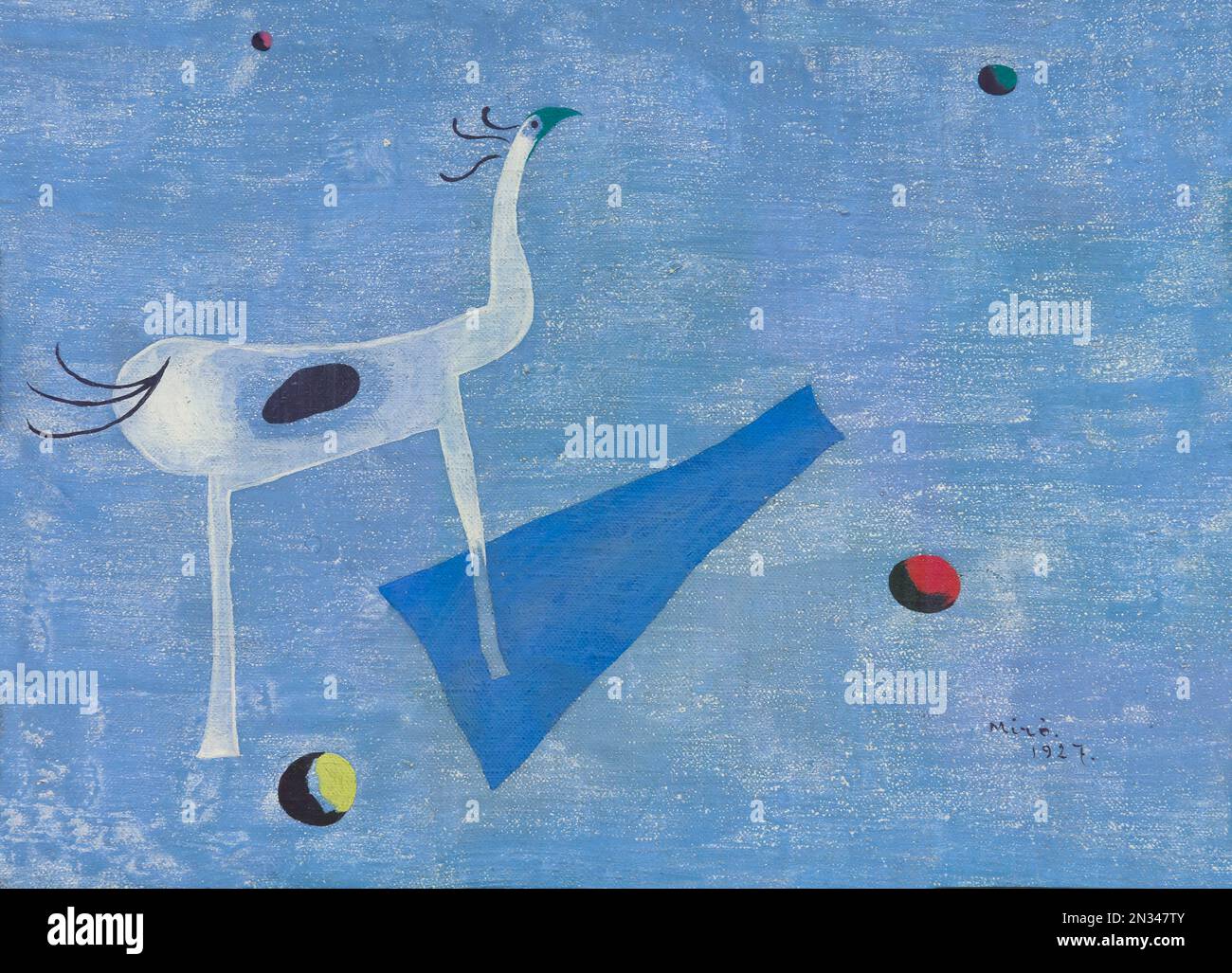 Circus cavallo, Joan Miro, 1927, Art Institute of Chicago, Chicago, Illinois, USA, America del Nord Foto Stock