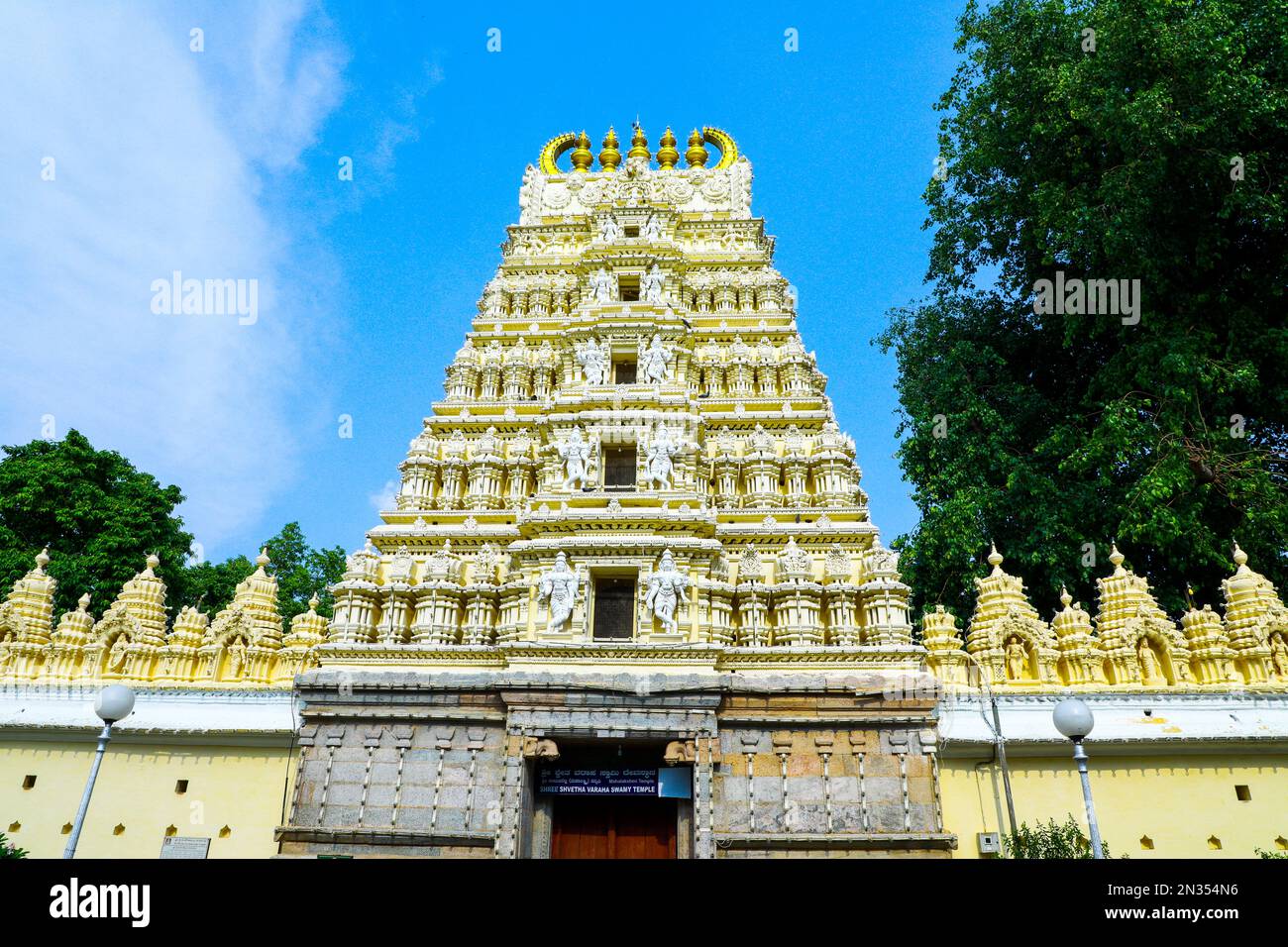 Palazzo Mysore, palazzo amba vilas, Palazzo Amba Vilas, Mysore, Karnataka, India, Asia Foto Stock