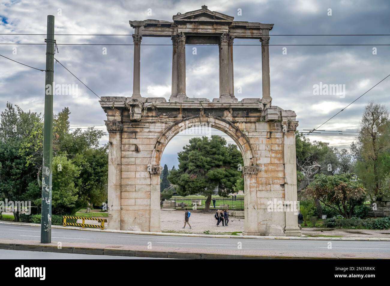 Adrianstor, Athen, Griechenland Foto Stock