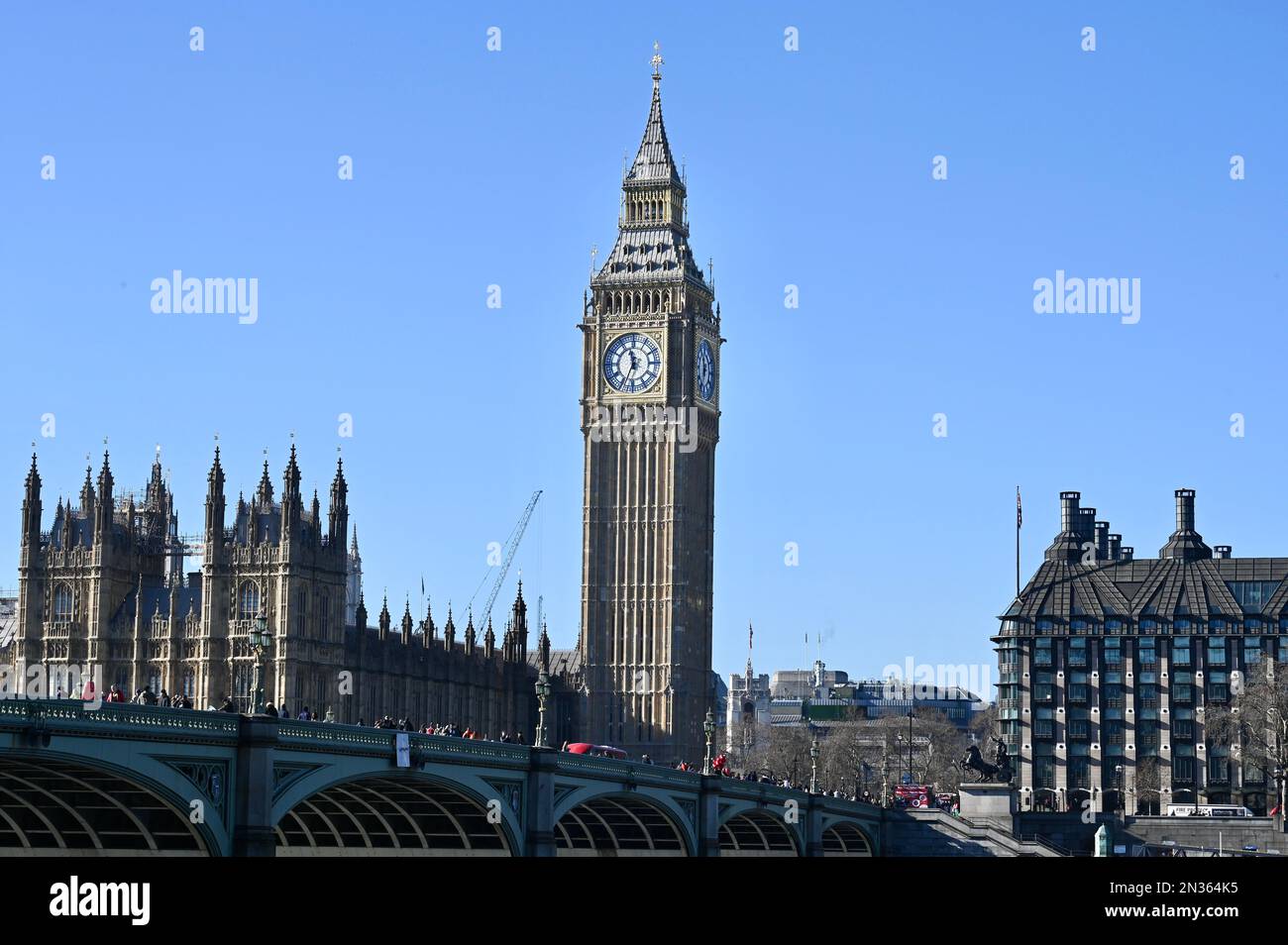 House of Parliament, Westminster, Londra. REGNO UNITO Foto Stock