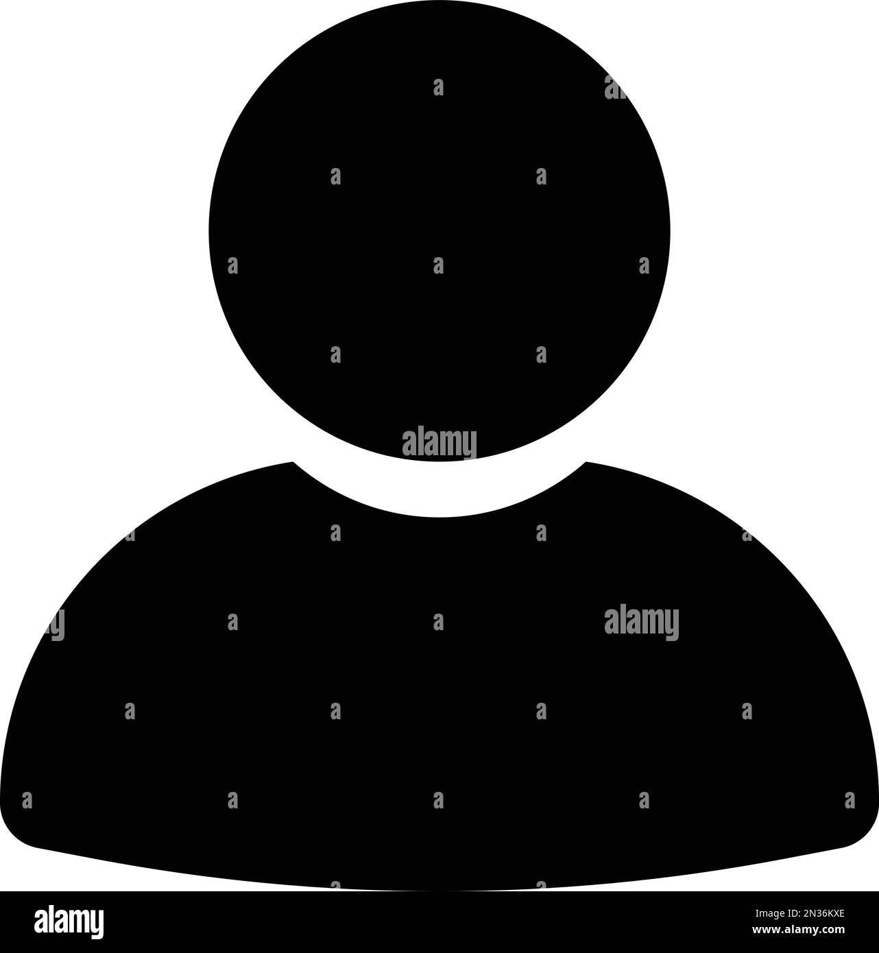 Icona uomo singolo. Icona persone. Simbolo del profilo utente. Simbolo persona. Uomo d'affari - vettore di azione Illustrazione Vettoriale