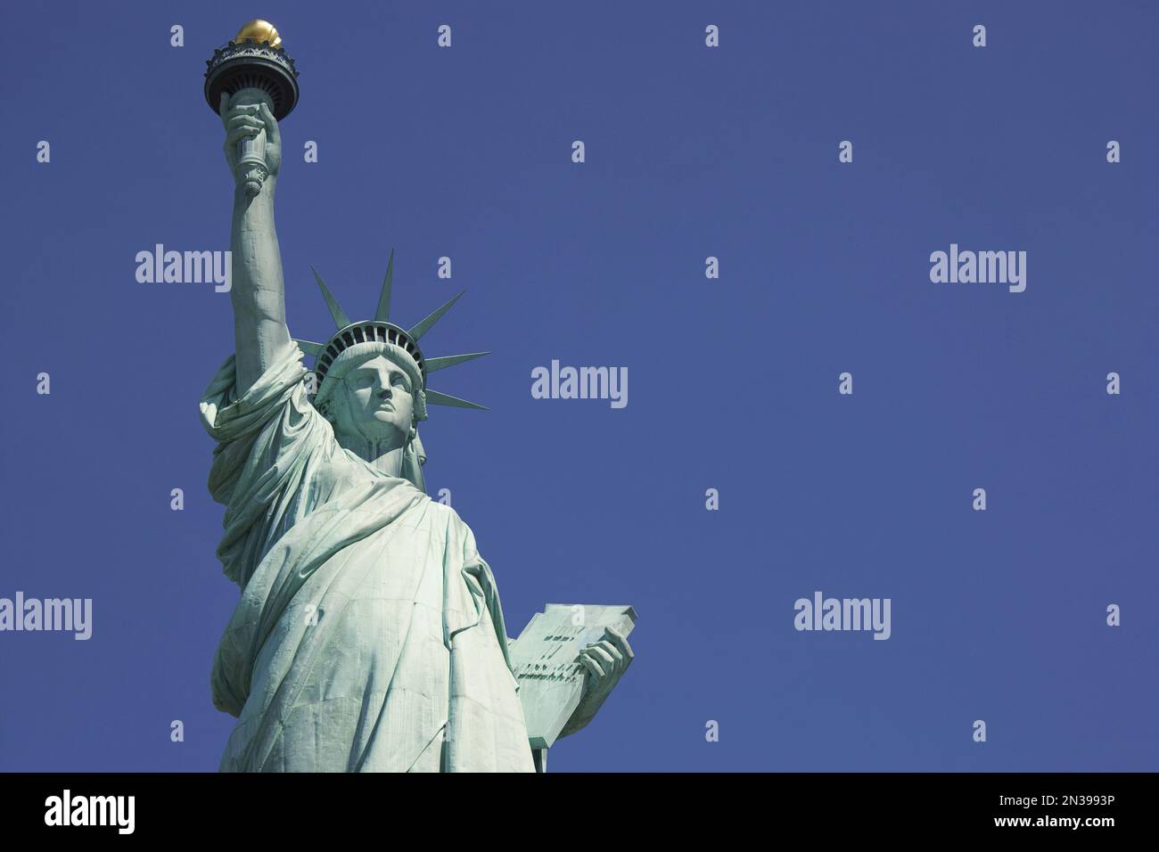 Statua della Libertà, Liberty Island, New York City, Stati Uniti d'America Foto Stock