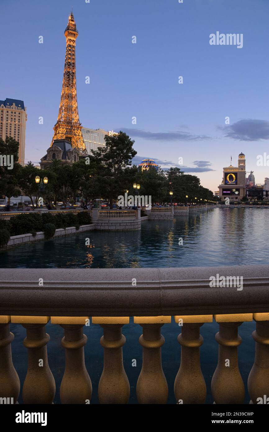 Il Paris Las Vegas Hotel, Paradiso, Las Vegas, Nevada, STATI UNITI D'AMERICA Foto Stock