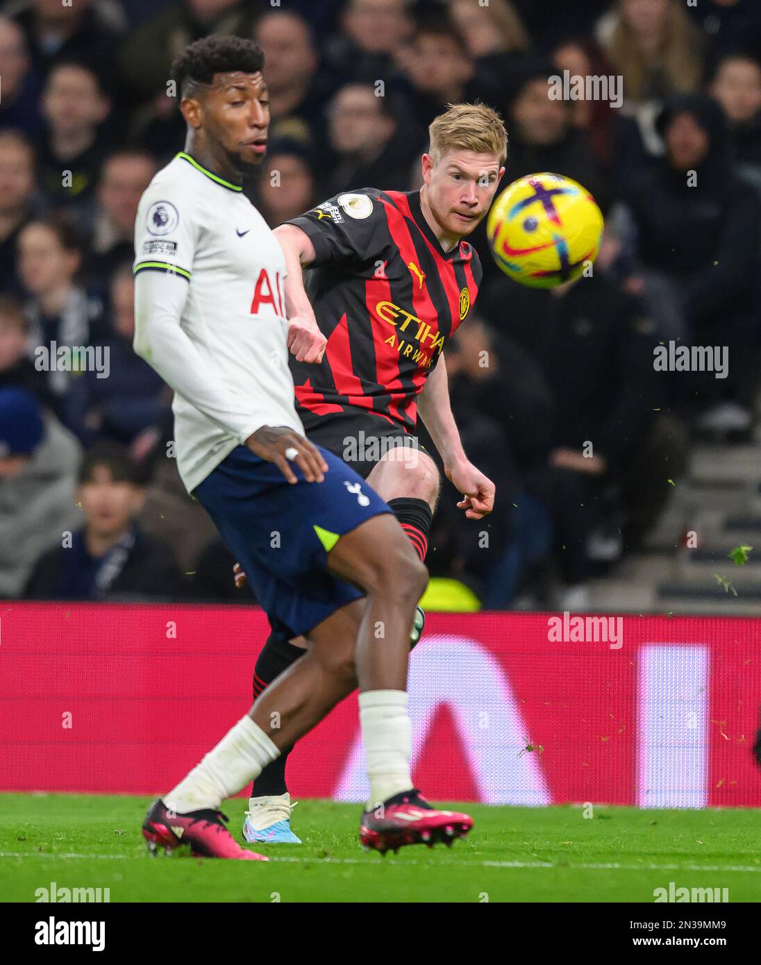 05 Feb 2023 - Tottenham Hotspur v Manchester City - Premier League - Tottenham Hotspur Stadium, Kevin De Bruyne di Machester City durante la partita della Premier League contro Tottenham Hotspur. Foto : Mark Pain / Alamy Live News Foto Stock