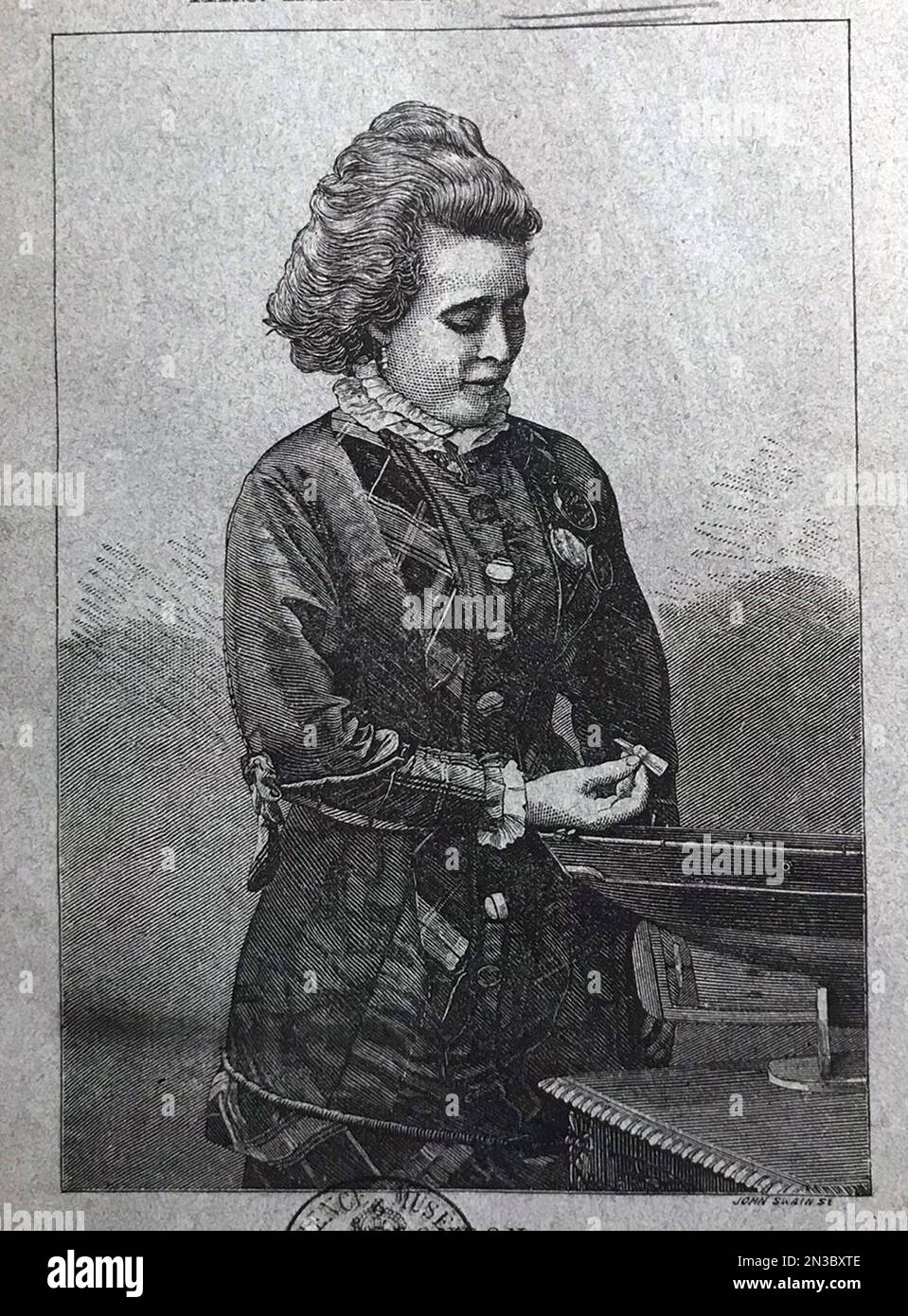 Henrietta Vansittart, née Lowe (1833 - 1883) ingegnere e inventore inglese, ha rilasciato un brevetto per un'elica a vite chiamata elica Lowe-Vansittart. Foto Stock Henrietta Vansittart, née Lowe (1833 - 1883) ingegnere e inventore inglese, ha rilasciato un brevetto per un'elica a vite chiamata elica Lowe-Vansittart. Foto Stock