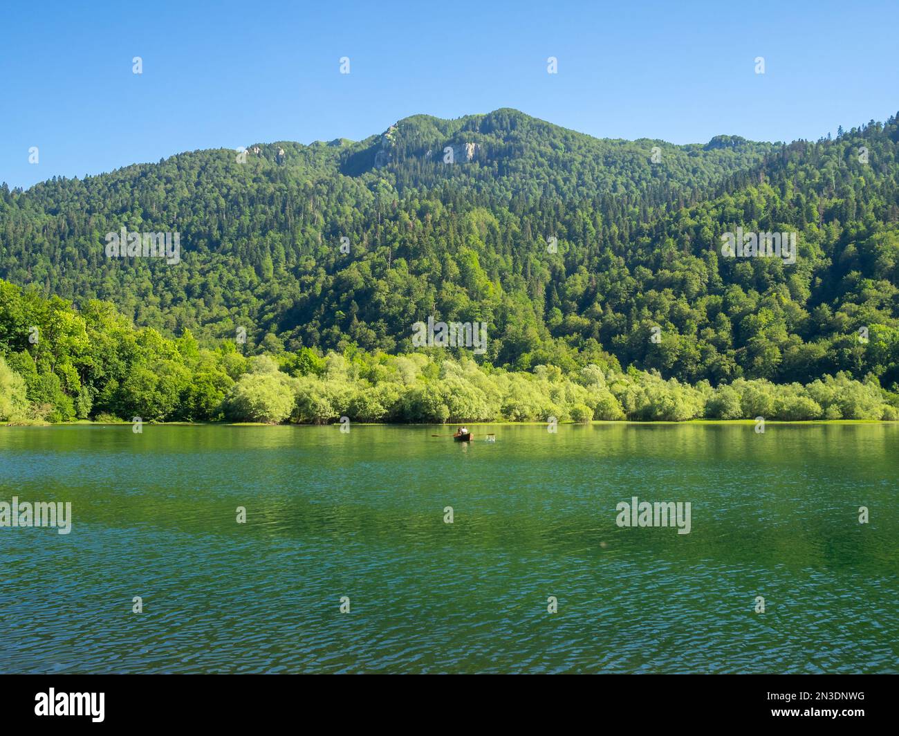 Nautica sul lago di Beograd Foto Stock