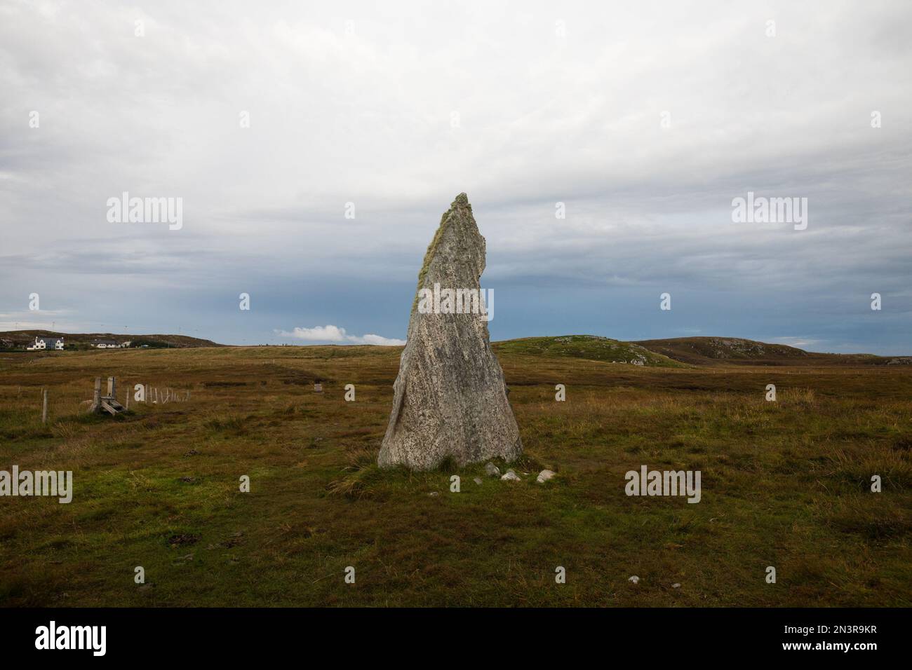 Calanais Stones standing, Scozia Foto Stock