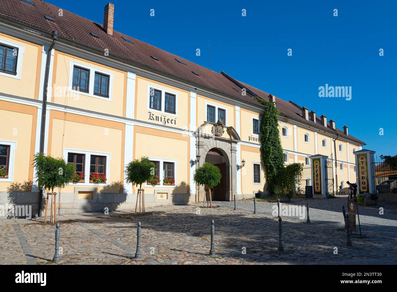 Bohemia Regent Brewery, Trebon, Wittingau, Jindrichuv Hradec District, Jihocesky kraj, Boemia meridionale, Repubblica Ceca Foto Stock