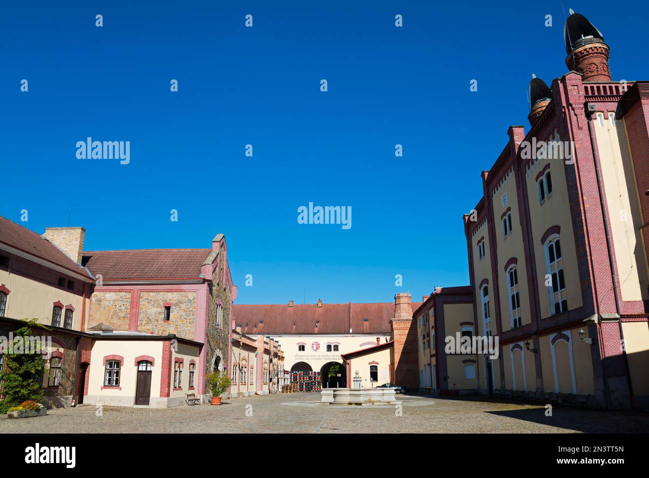 Bohemia Regent Brewery, Trebon, Wittingau, Jindrichuv Hradec District, Jihocesky kraj, Boemia meridionale, Repubblica Ceca Foto Stock