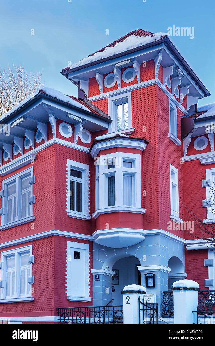 Rores Brick House, Club Salambo, Kempten, Allgaeu, Baviera, Germania Foto Stock