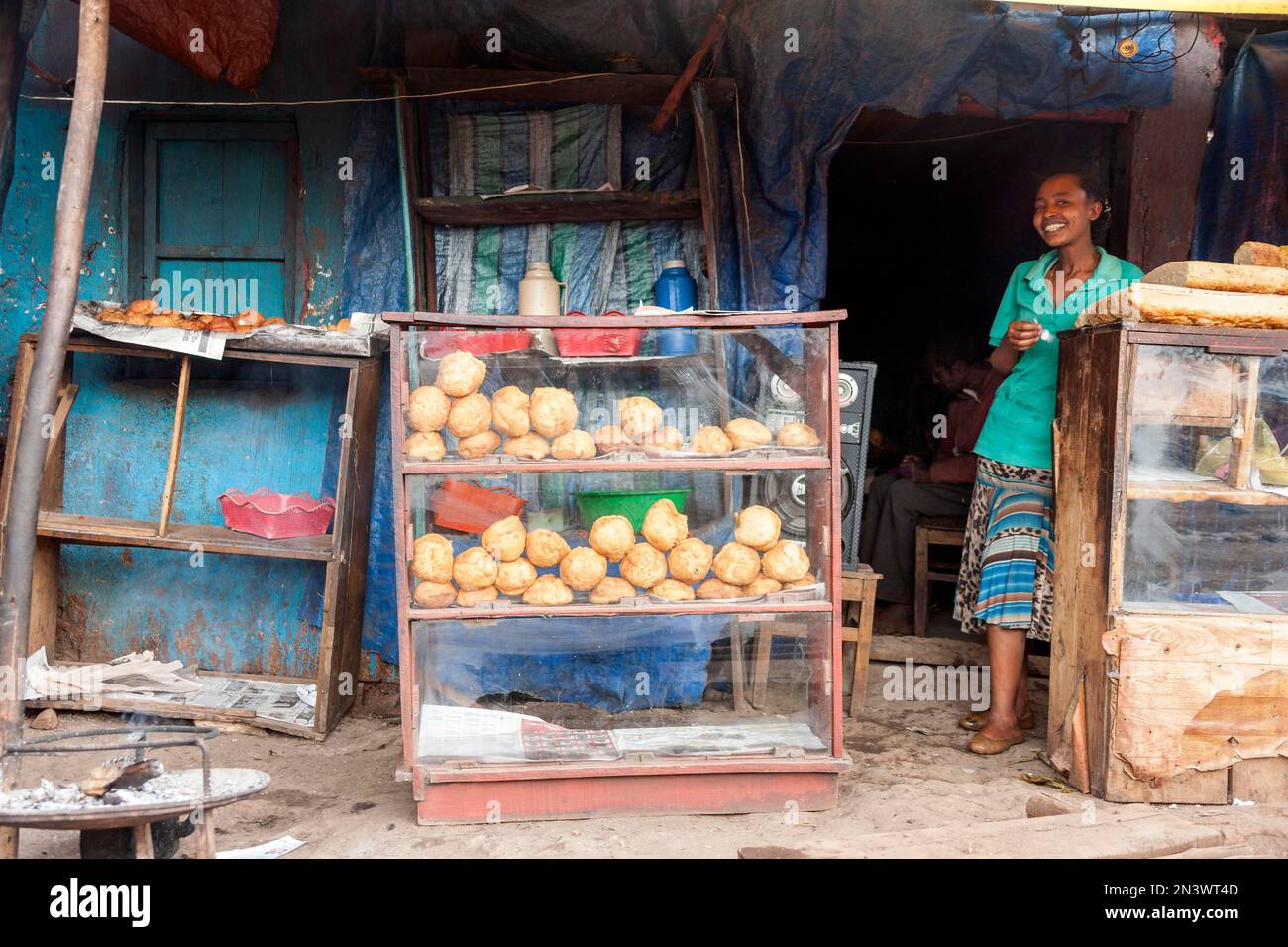 Cibo, Yirgalem, Etiopia Foto Stock