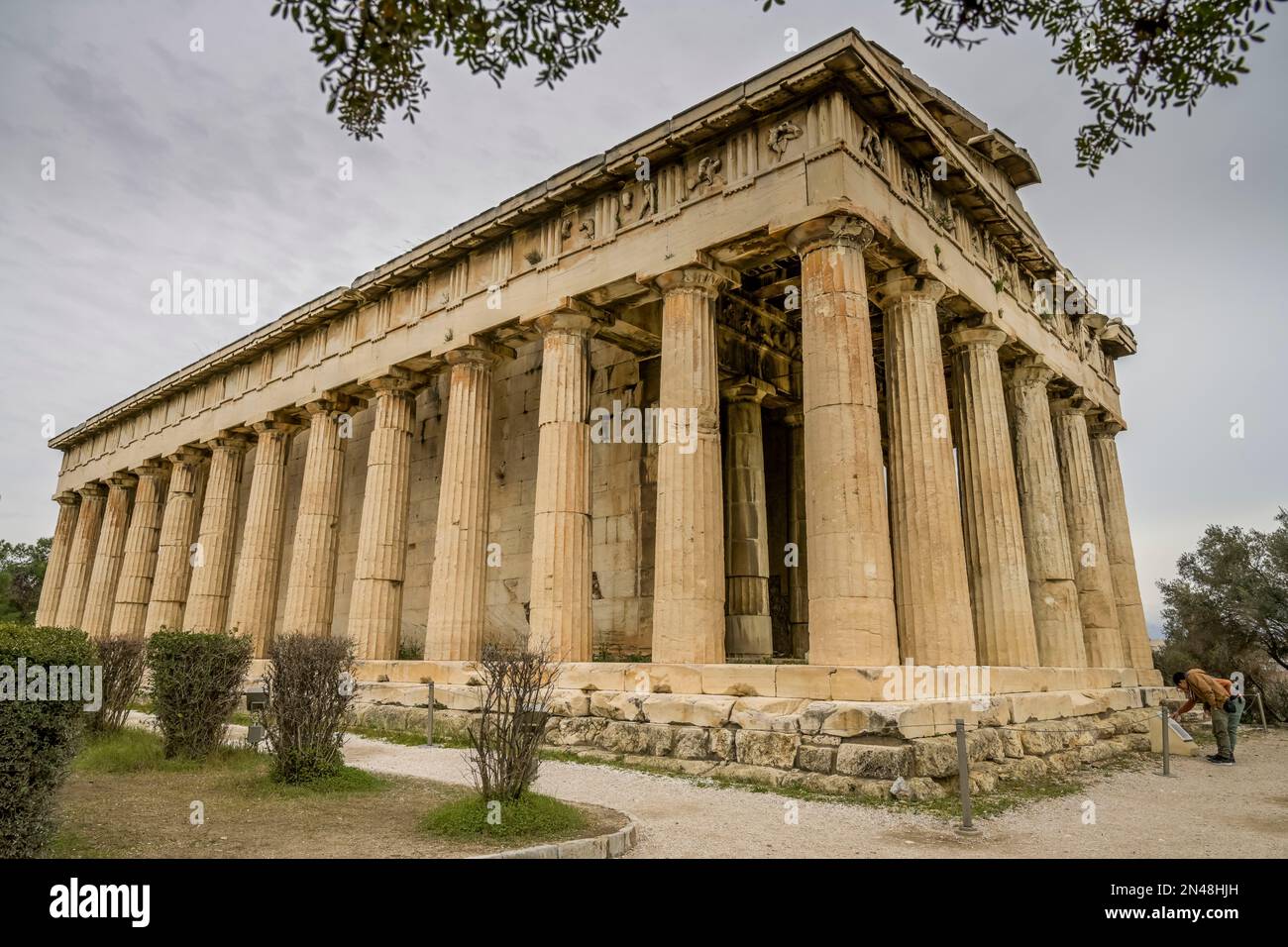 Tempel des Hephaistos, Athener Agora, Athen, Griechenland Foto Stock