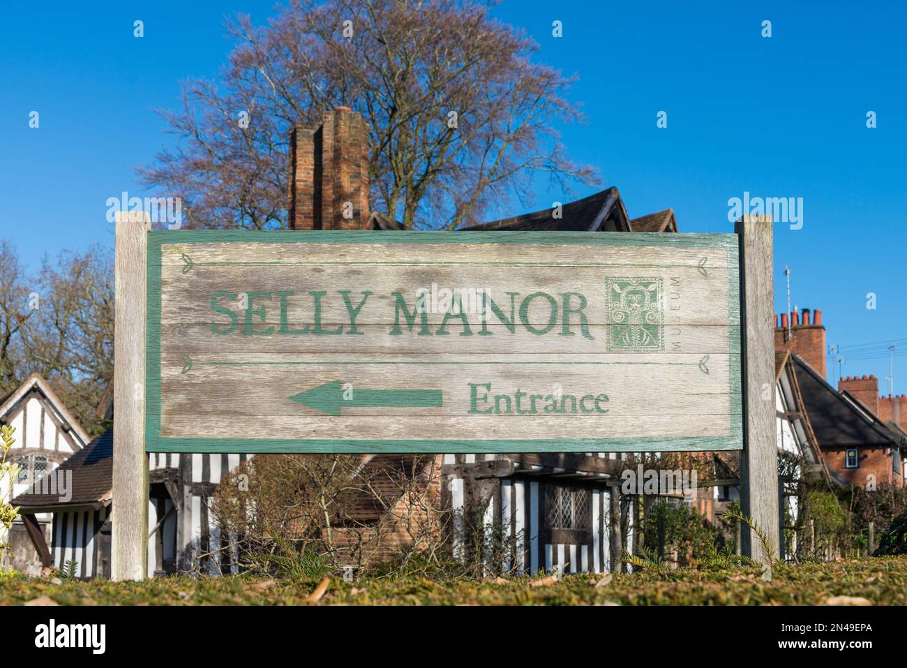 Selly Manor Museum è due case medievali Tudor museo a Bournville, Birmingham, Regno Unito Foto Stock
