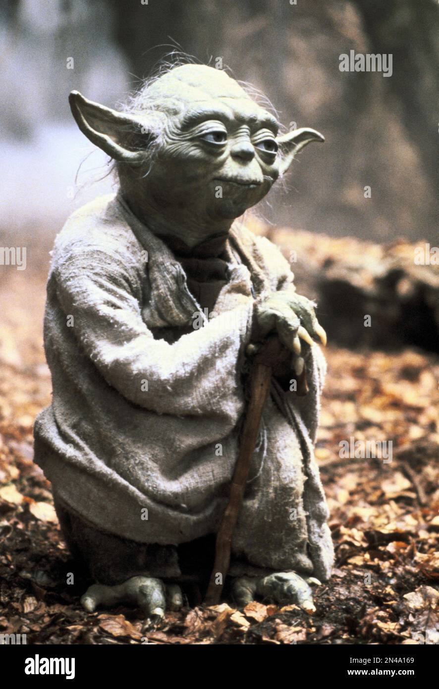 L'Impero colpisce indietro Star Wars Yoda Foto Stock