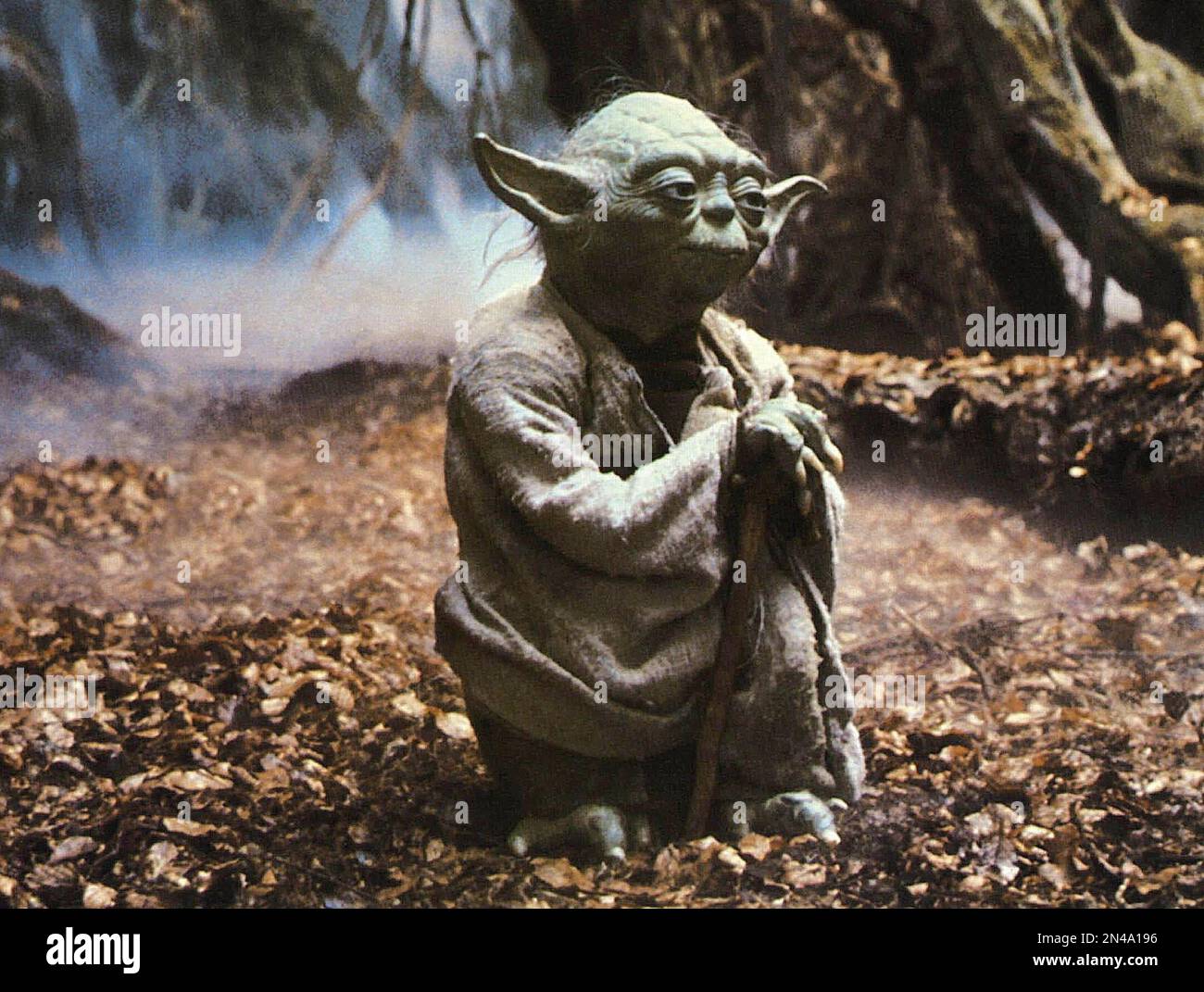 Yoda Star Wars l'Impero colpisce di nuovo Foto Stock
