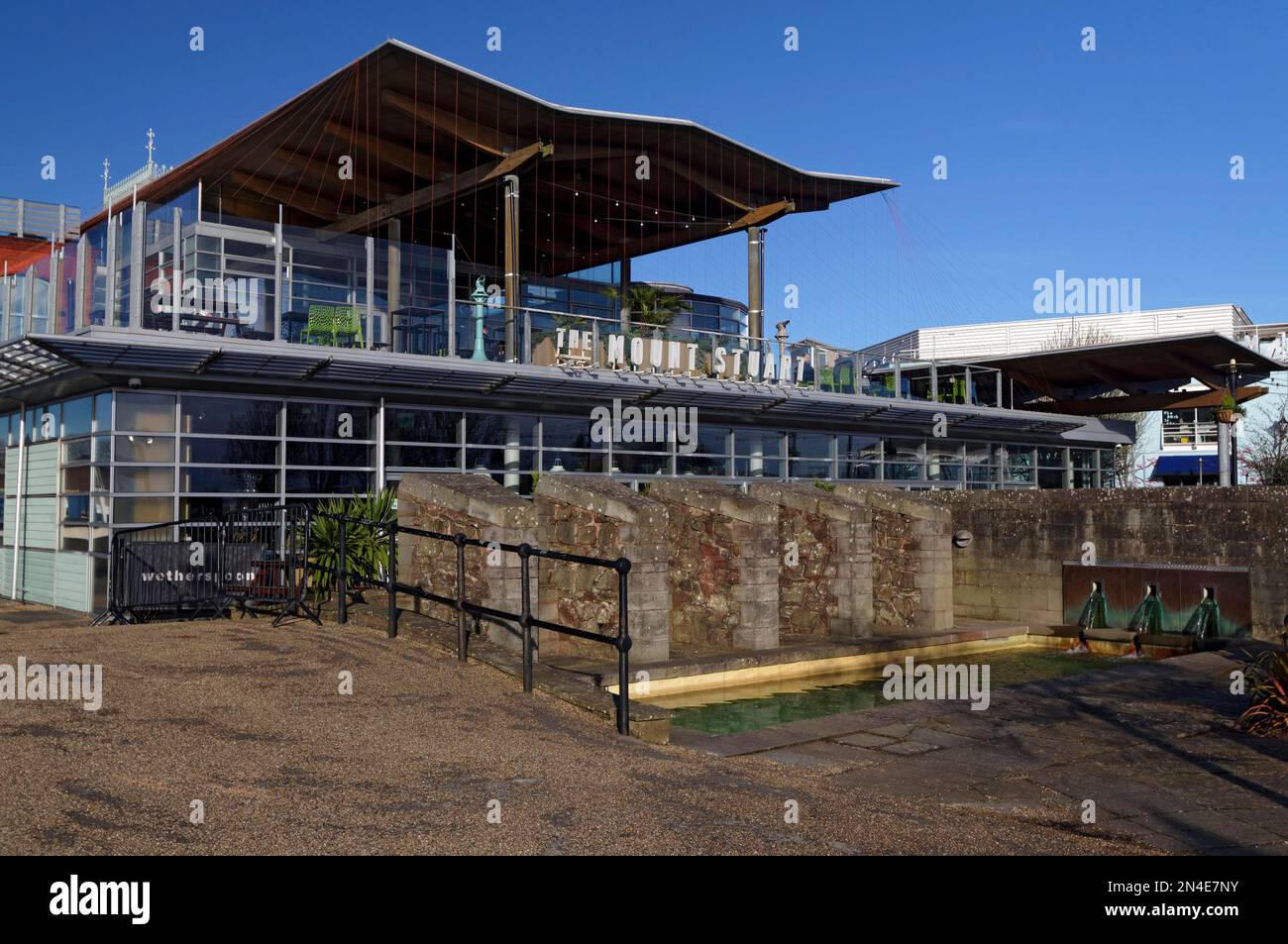 Mount Stuart Pub, Cardiff Bay, Cardiff, Galles del Sud. Foto Stock