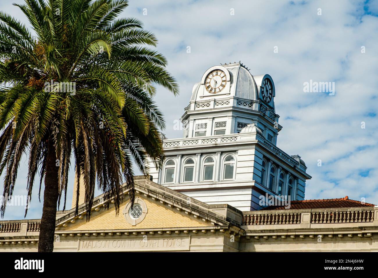 Madison County Courthouse, Southwest Range Avenue, Madison, Florida Foto Stock