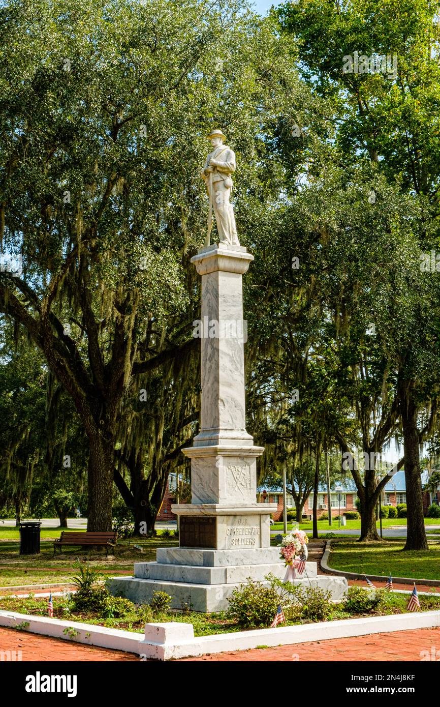 Confederate Memorial, Four Freedoms Park, Madison, Florida Foto Stock