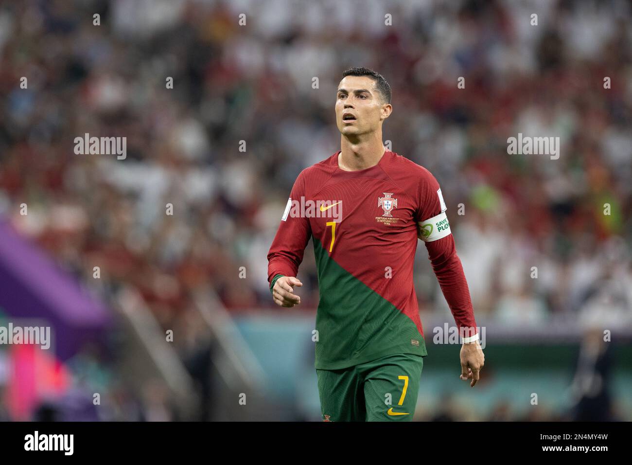 Lusail Stadium, Qatar. 28th Nov 2022. Cristiano Ronaldo (Portogallo) visto durante la Coppa del mondo FIFA Qatar 2022 partita tra Portogallo e Uruguay al Lusail Stadium. Punteggio finale: Portogallo 2:0 Uruguay. (Foto di Grzegorz Wajda/SOPA Images/Sipa USA) Credit: Sipa USA/Alamy Live News Foto Stock