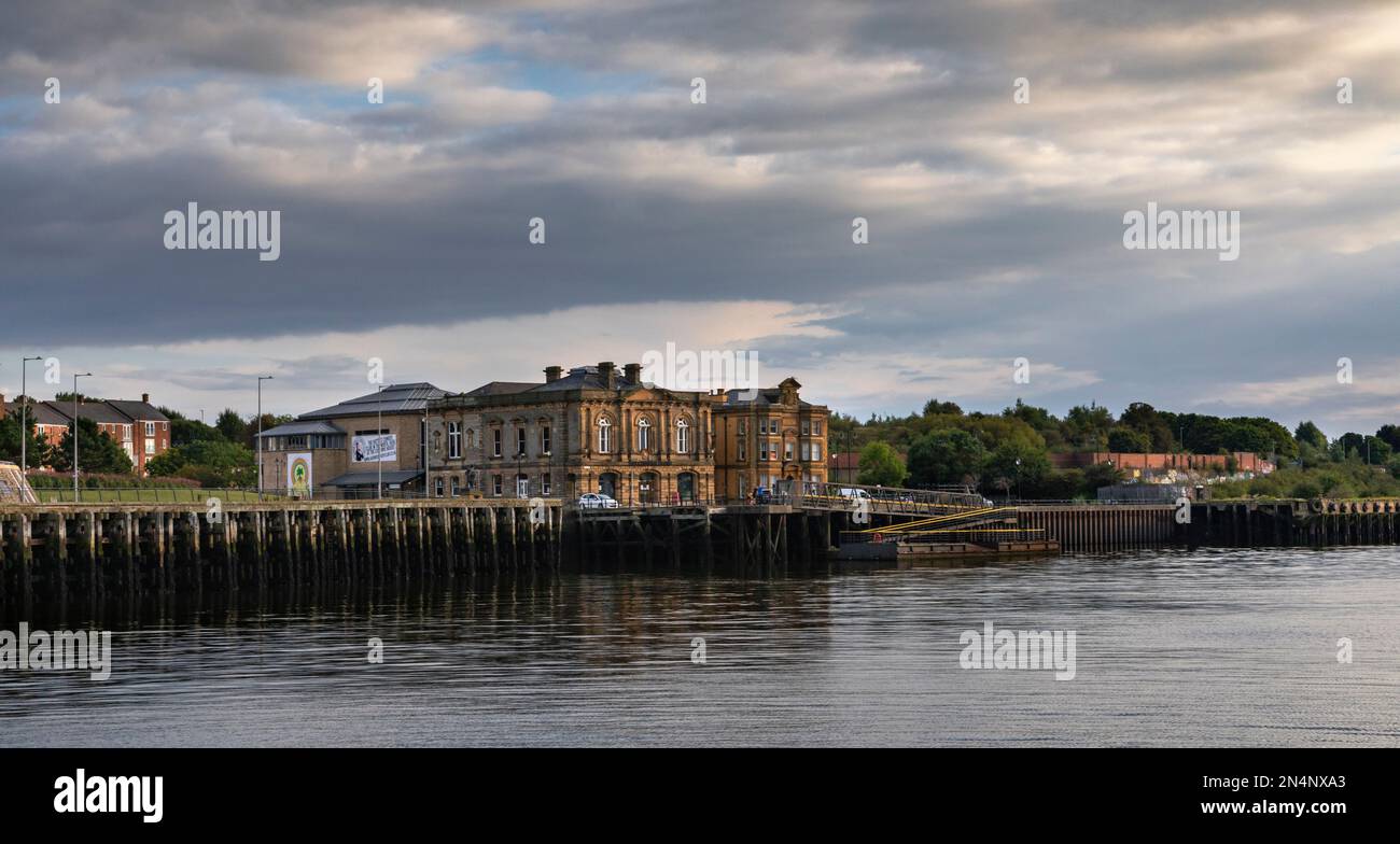 South Shields, una città costiera nel sud di Tyne, Tyne e Wear, Inghilterra. Foto Stock