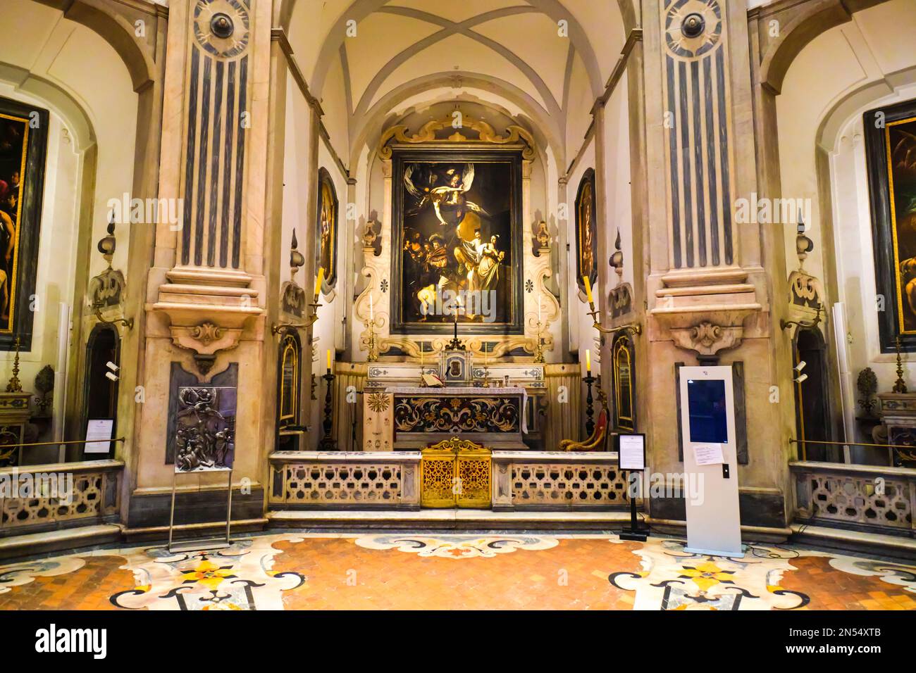 Sette Opere Di Misericordia Di Caravaggio Una vista sul famoso dipinto di Caravaggio, le sette opere di