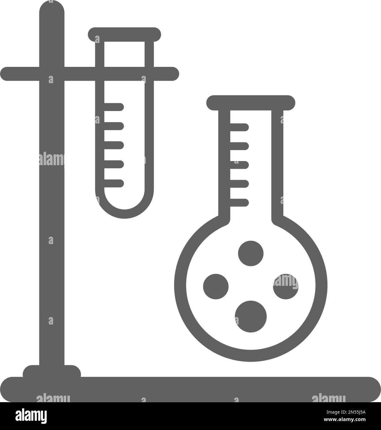 Laboratorio, scienza, esperimento icona - ideale per la progettazione e lo sviluppo di siti web, file stampati e presentazioni, materiali promozionali e m Illustrazione Vettoriale