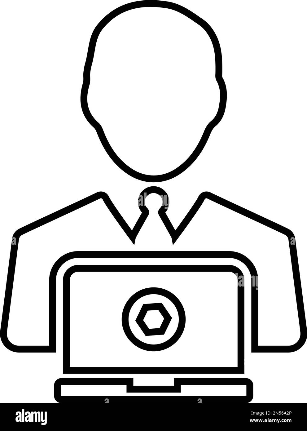 Straordinario, occupato, icona di lavoro - semplice file EPS vettoriale modificabile. Illustrazione Vettoriale