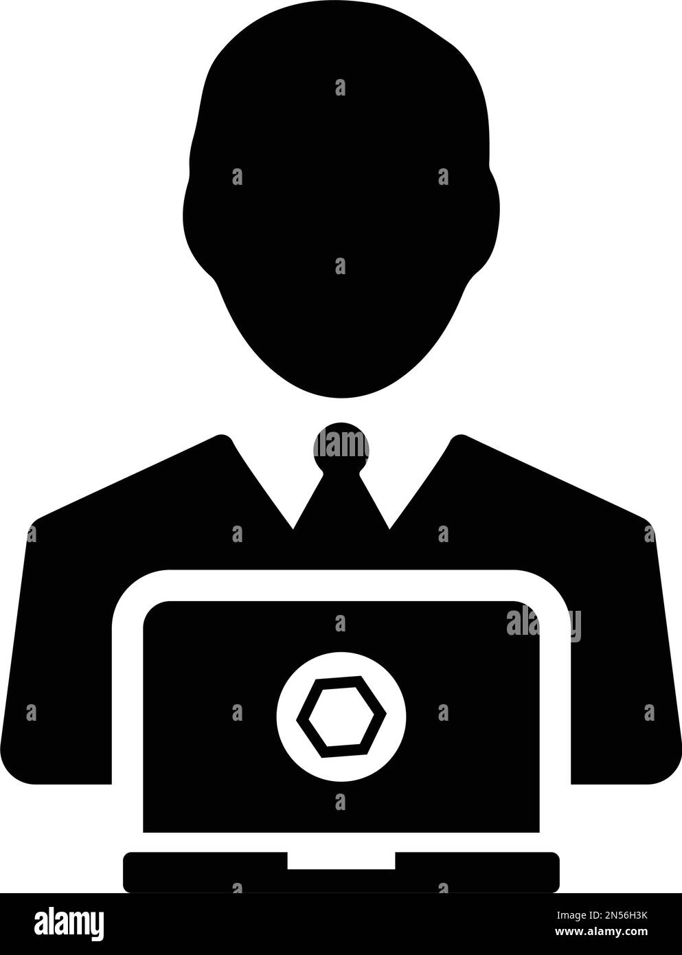 Straordinario, occupato, icona di lavoro - semplice file EPS vettoriale modificabile. Illustrazione Vettoriale