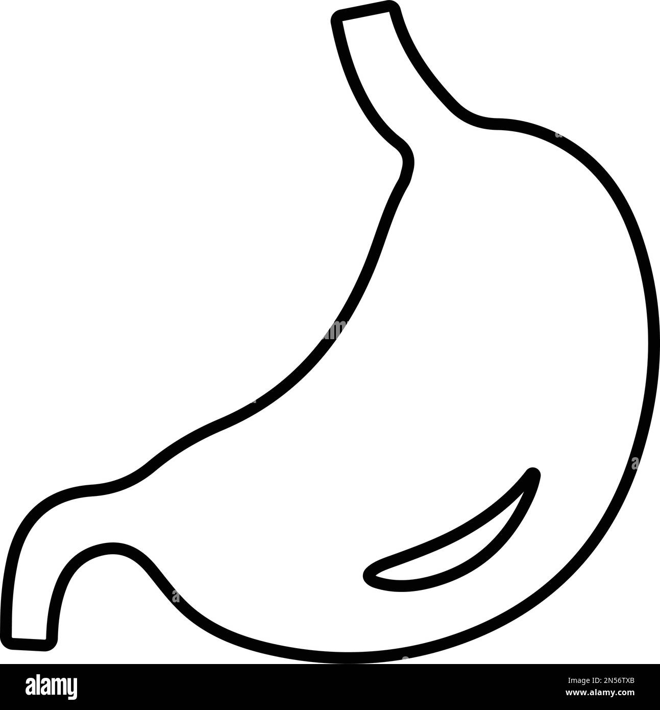 Icona organo, anatomia - file EPS vettoriale. Ideale per supporti di stampa, Web, immagini di magazzino, uso commerciale o qualsiasi tipo di progetto di progettazione. Illustrazione Vettoriale