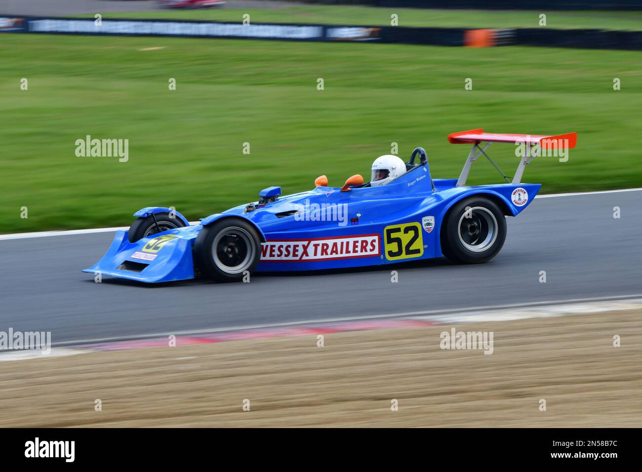 Roger Watton, Mallock MK15, HSCC Classic Clubmans Championship, vetture sportive non standard prodotte prima di dicembre 1980 dotate di due posti Foto Stock