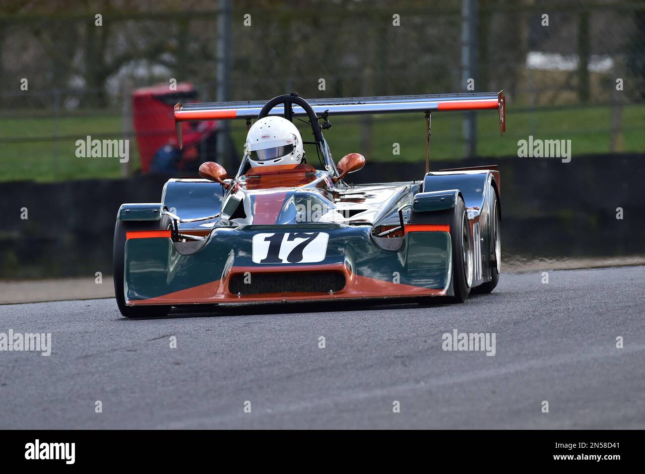 Alan Cook, Mallock MK20B/21, HSCC Classic Clubmans Championship, vetture da corsa sportive non standard prodotte prima di dicembre 1980 dotate di due veicoli marini Foto Stock