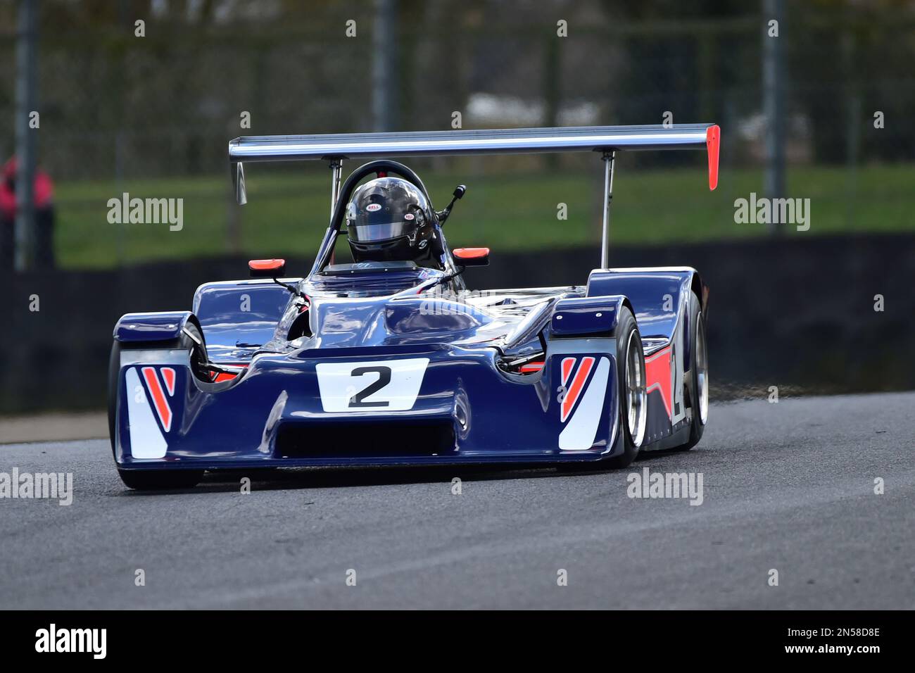 John Harrison, Mallock MK21, HSCC Classic Clubmans Championship, vetture sportive non standard prodotte prima di dicembre 1980 dotate di due SEA Foto Stock