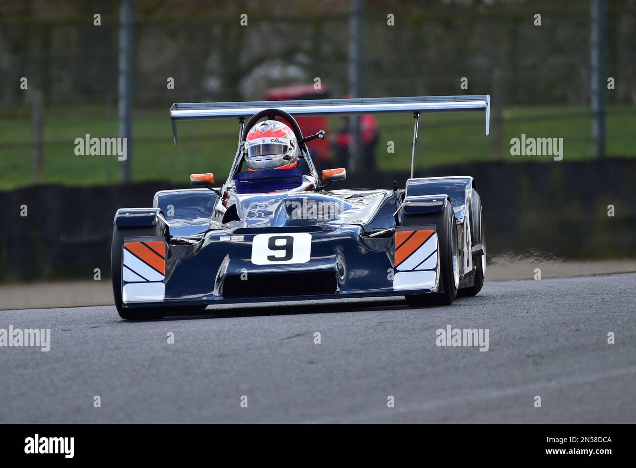 Mark Charteris, Mallock MK20/21, HSCC Classic Clubmans Championship, vetture sportive non standard prodotte prima del dicembre 1980 dotate di due Foto Stock