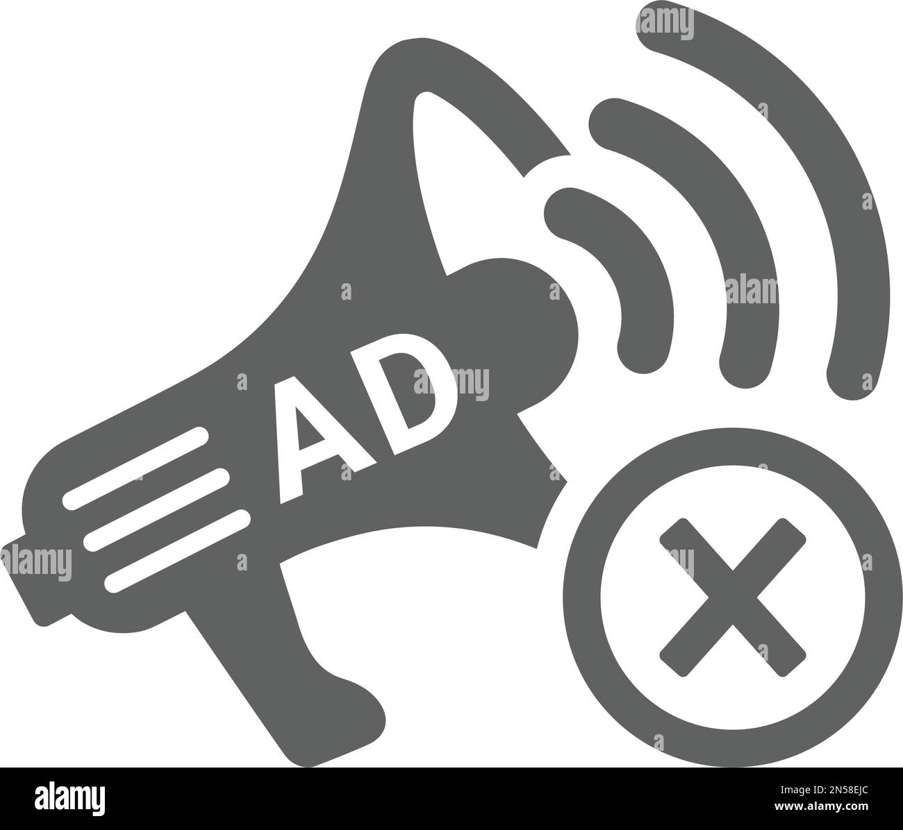 Stop, promozione, marketing icona - semplice file vettoriale EPS modificabile. Illustrazione Vettoriale