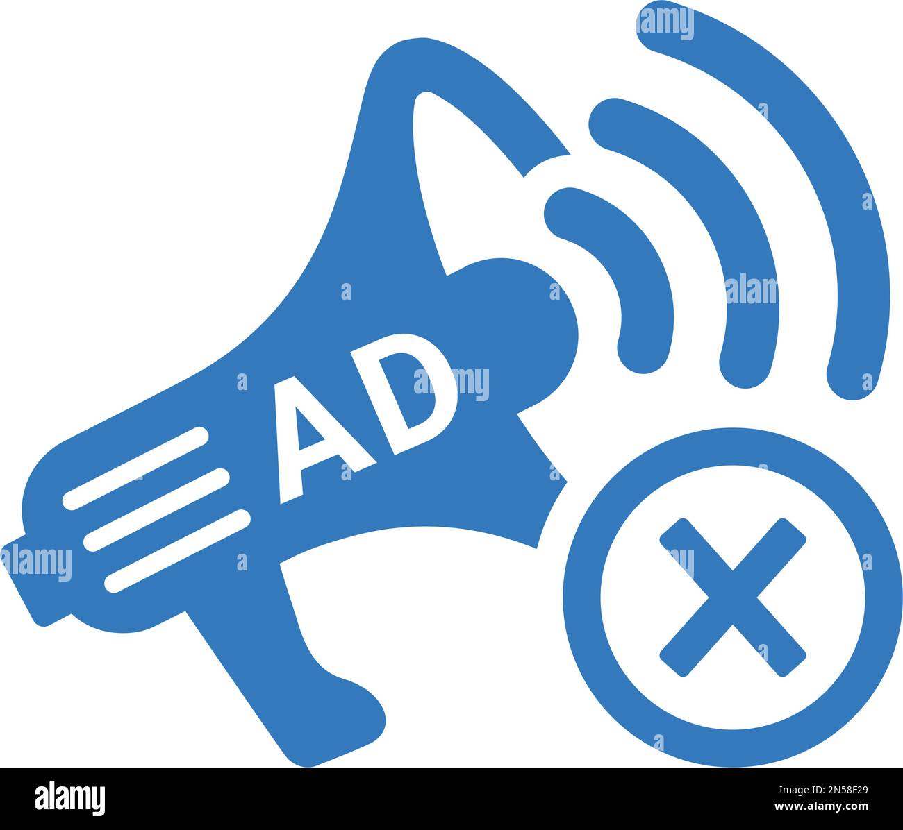 Stop, promozione, marketing icona - semplice file vettoriale EPS modificabile. Illustrazione Vettoriale