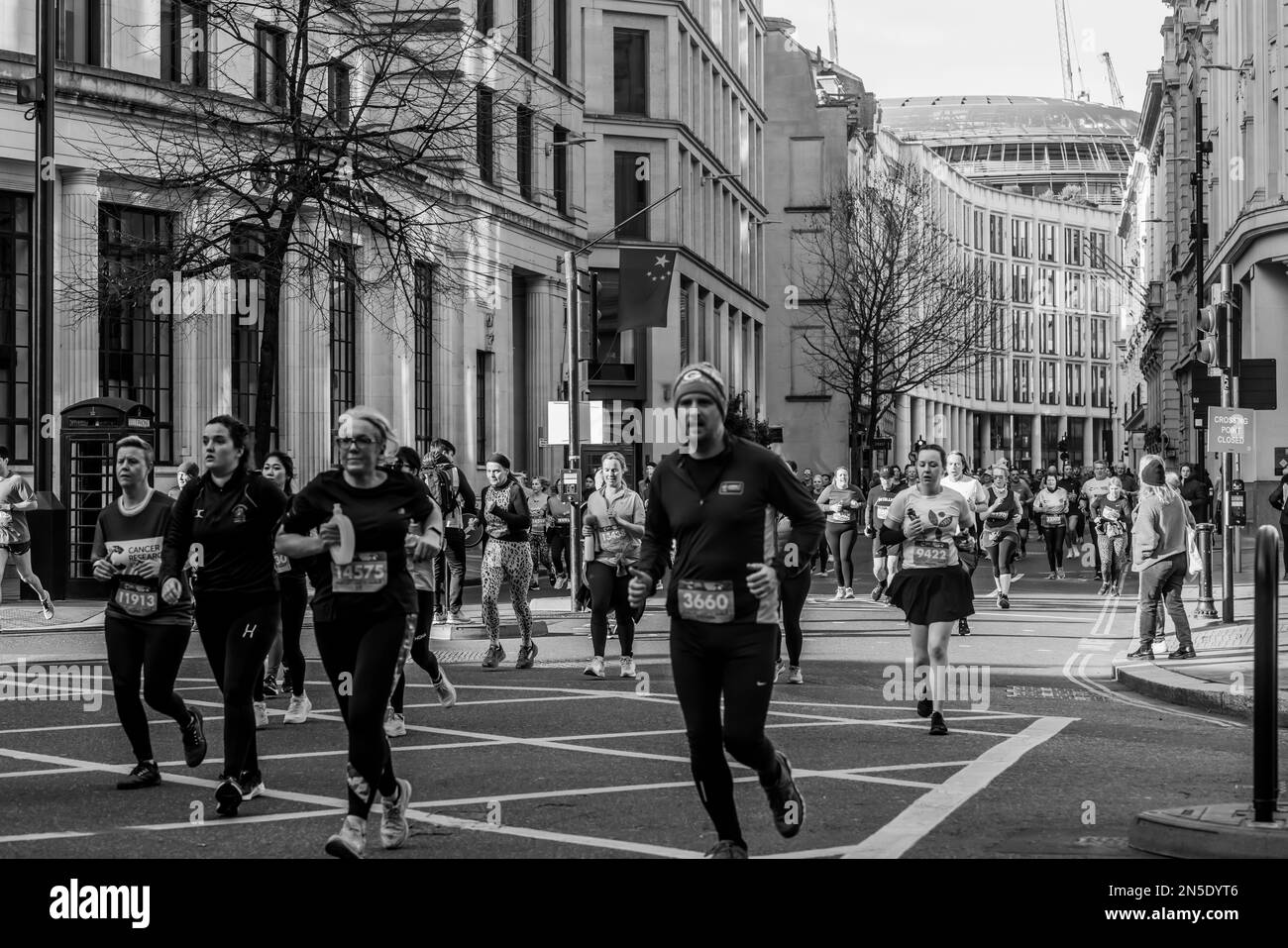 London Cancer Research Run Foto Stock